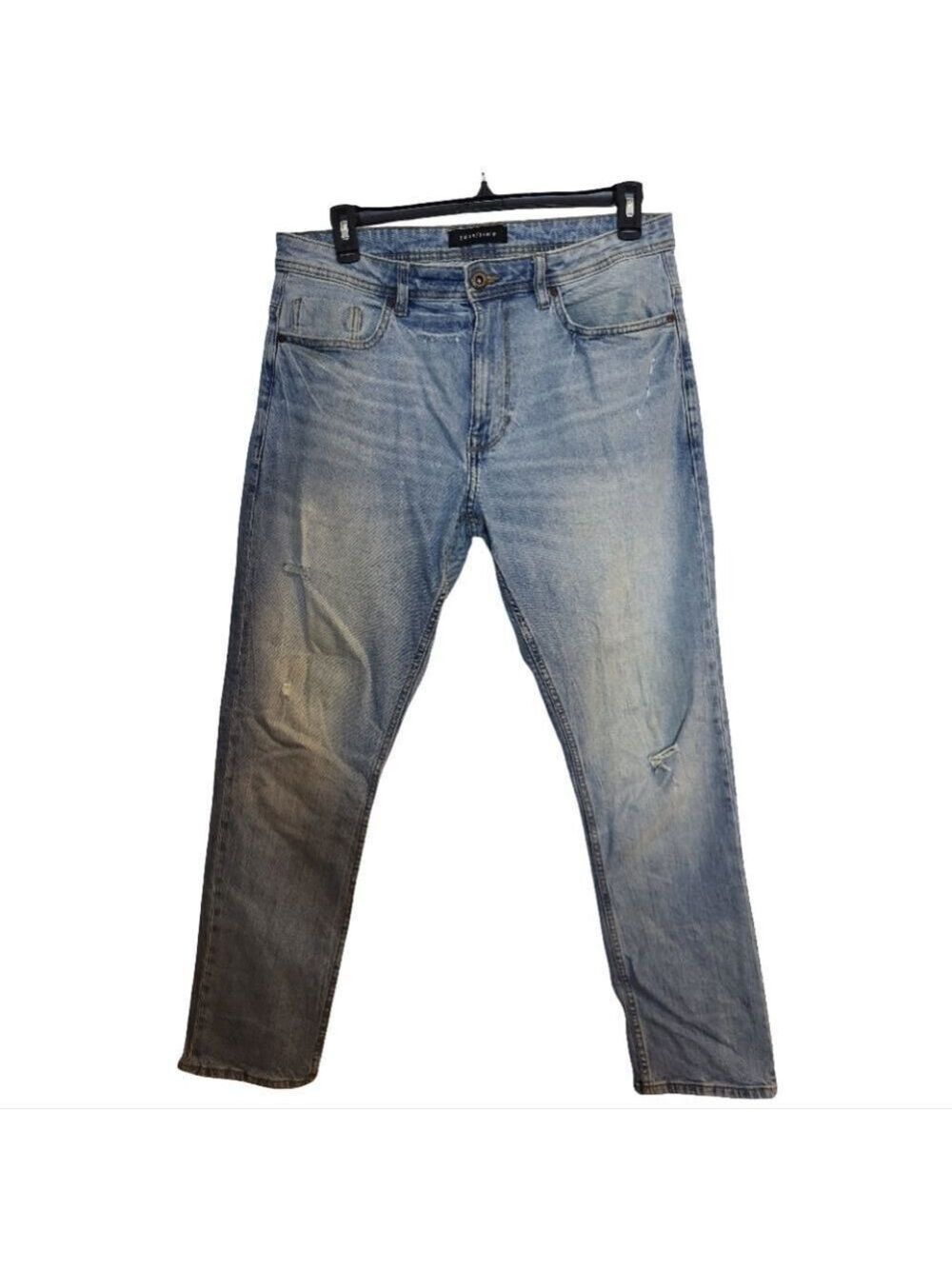 SMOG Mens Light Blue Denim Jeans  Kj0716D
